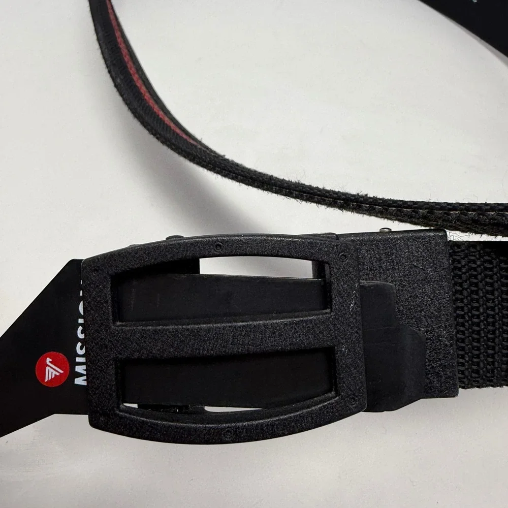Nexbelt EDC Ratchet Belt Mens Black Nylon Web Mission Buckle Adjustable Tactical